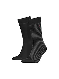TOMMY HILFIGER | Calzini confezione da 2 nero/grigio | Nero