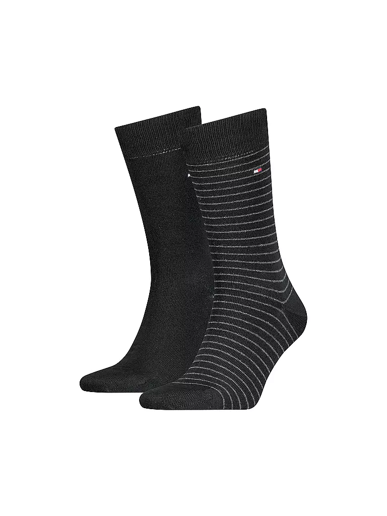 TOMMY HILFIGER | Calzini confezione da 2 nero/grigio | Nero