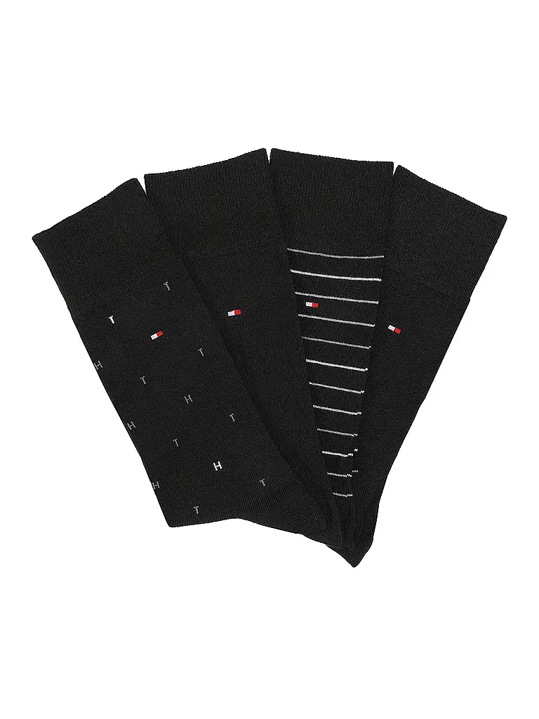 TOMMY HILFIGER | Calzini confezione da 4 nero | Nero
