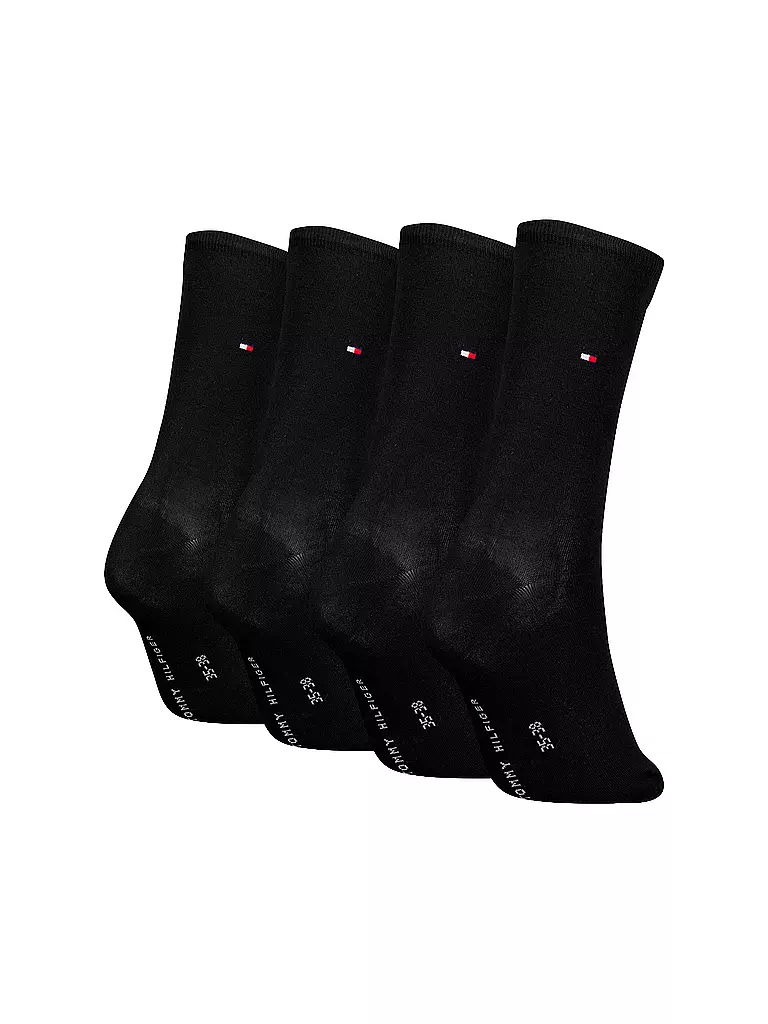 TOMMY HILFIGER | Calzini confezione da 4 nero | 