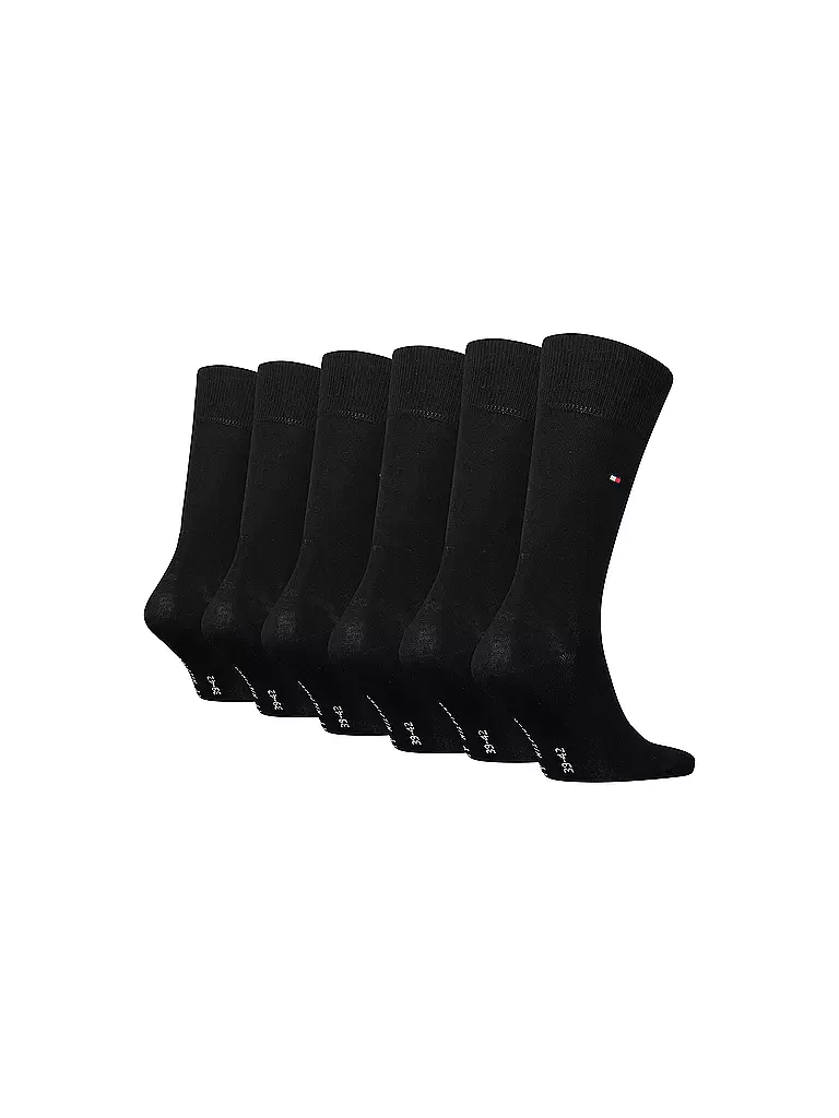 TOMMY HILFIGER | Calzini confezione da 6 nero | 