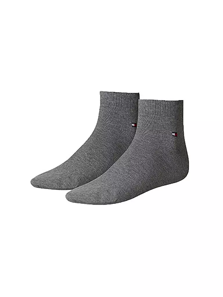 TOMMY HILFIGER | Calzini corti confezione da 2 grigio medio | Grigio