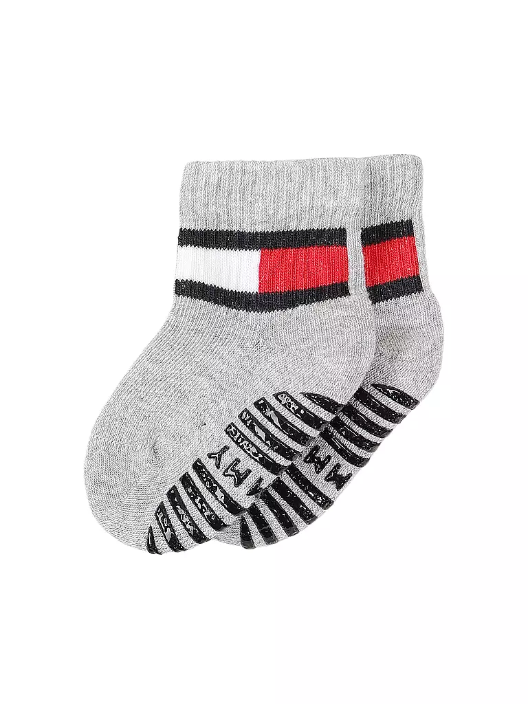 TOMMY HILFIGER | Calzini da bambino confezione da 2 grigio chiaro mélange | Grigio chiaro