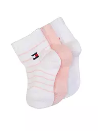 TOMMY HILFIGER | Calzini da neonato, confezione da 3 | Rosa