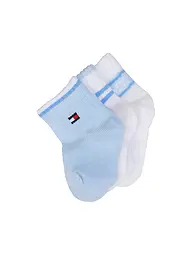 TOMMY HILFIGER | Calzini da neonata, confezione da 3, rosa | Blu chiaro