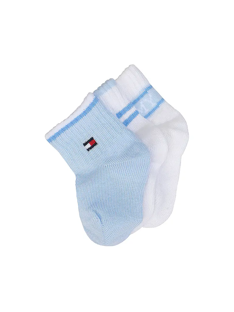TOMMY HILFIGER | Calzini da neonato, confezione da 3, azzurro | Blu chiaro