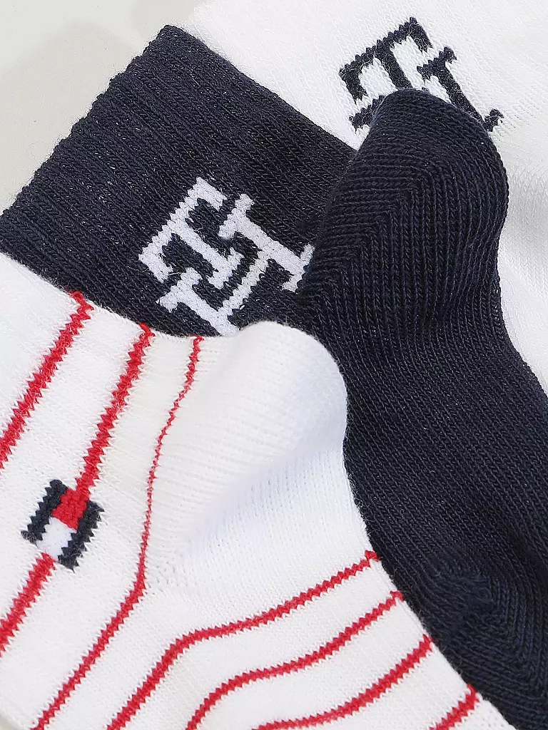 TOMMY HILFIGER | Calzini da neonato, confezione da 3 | Bianco