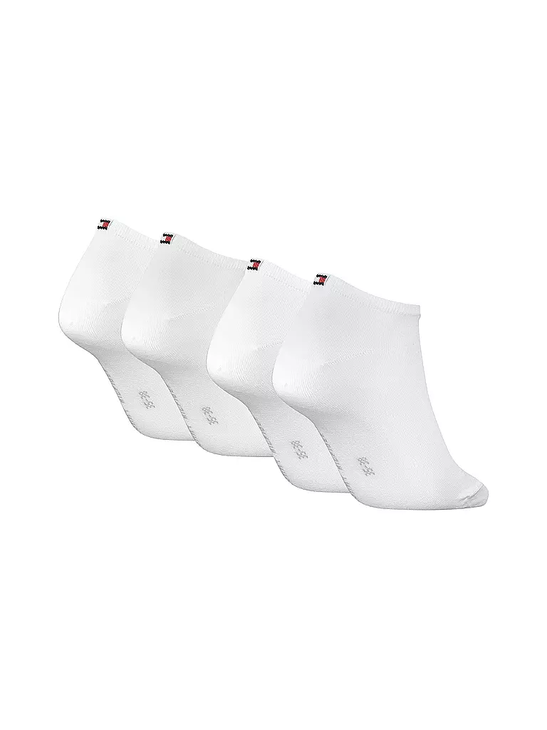 TOMMY HILFIGER | Calzini sneaker confezione da 4 bianco | 