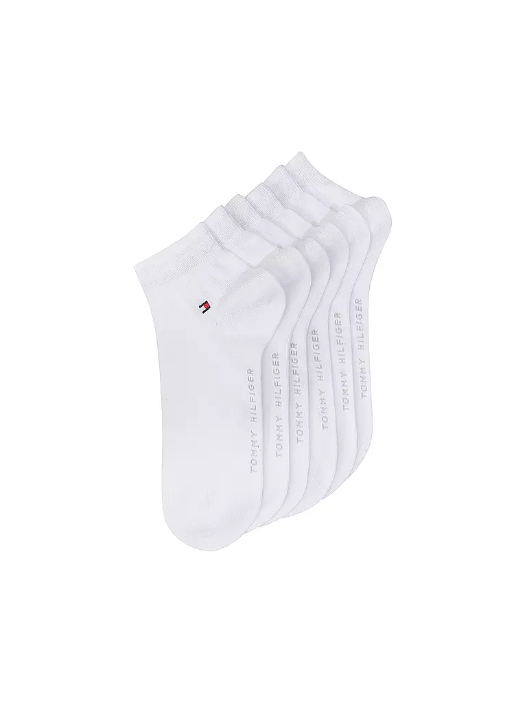 TOMMY HILFIGER | Calzini sneaker confezione da 6 bianco | Bianco