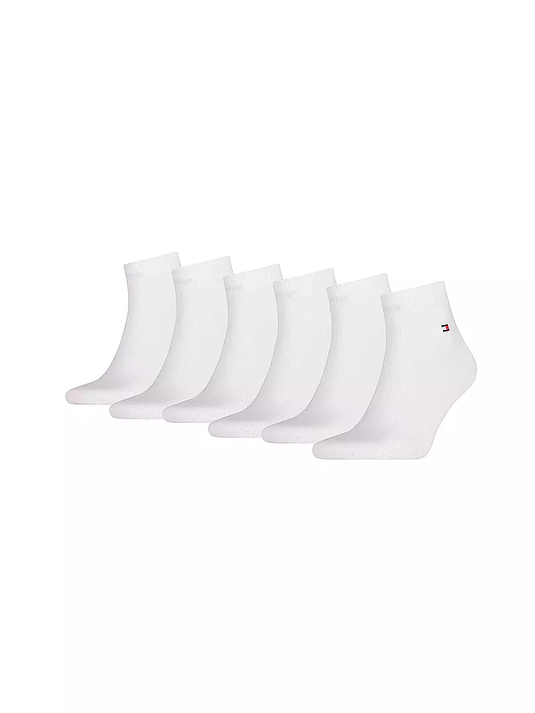 TOMMY HILFIGER | Calzini sneaker confezione da 6 bianco | Bianco