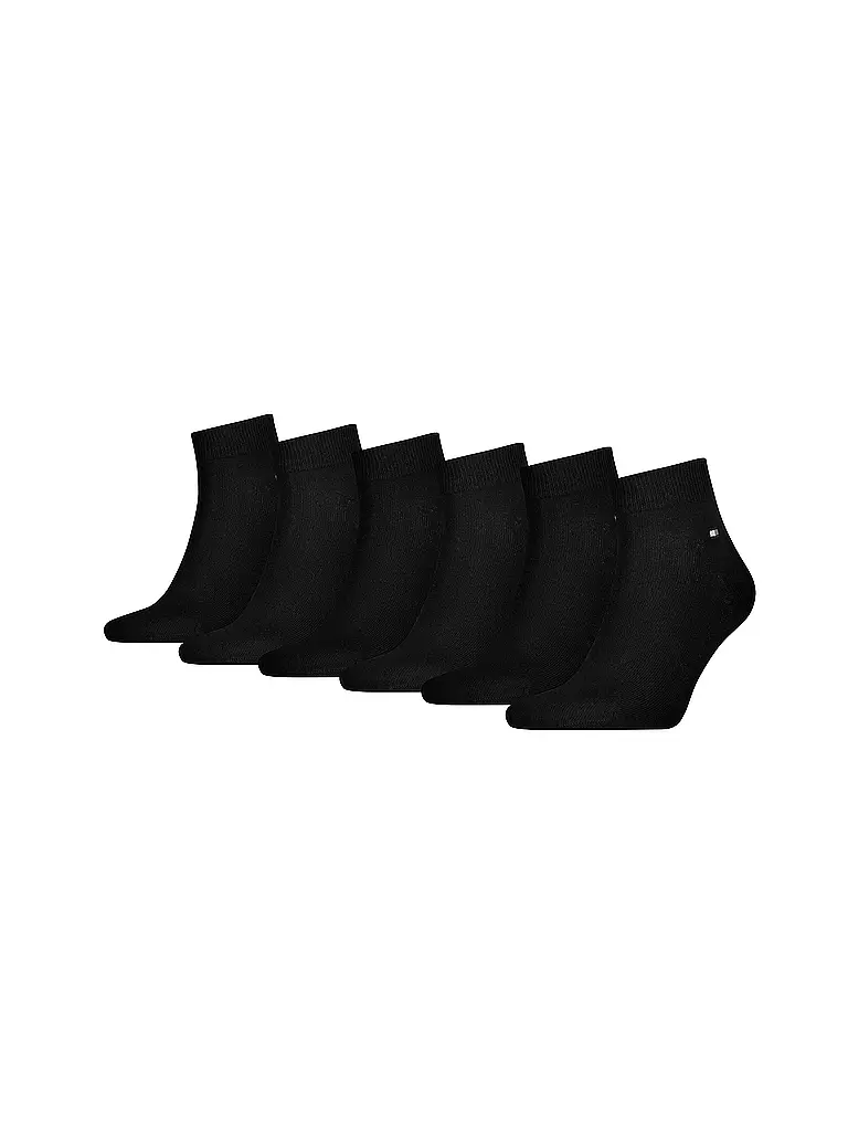 TOMMY HILFIGER | Calzini sneaker confezione da 6 nero | Nero