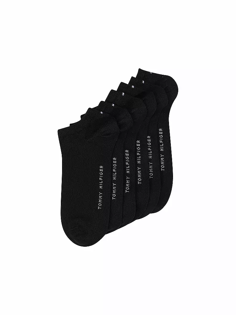 TOMMY HILFIGER | Calzini sneaker confezione da 6 nero | Nero
