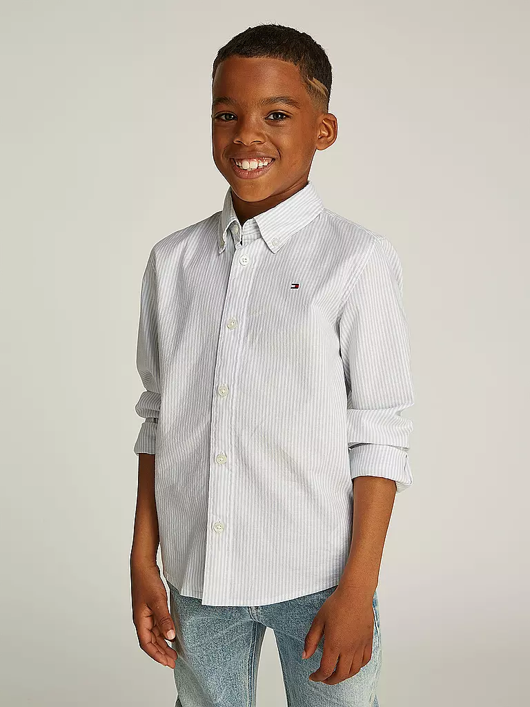 TOMMY HILFIGER | Camicia da ragazzo | Blu chiaro