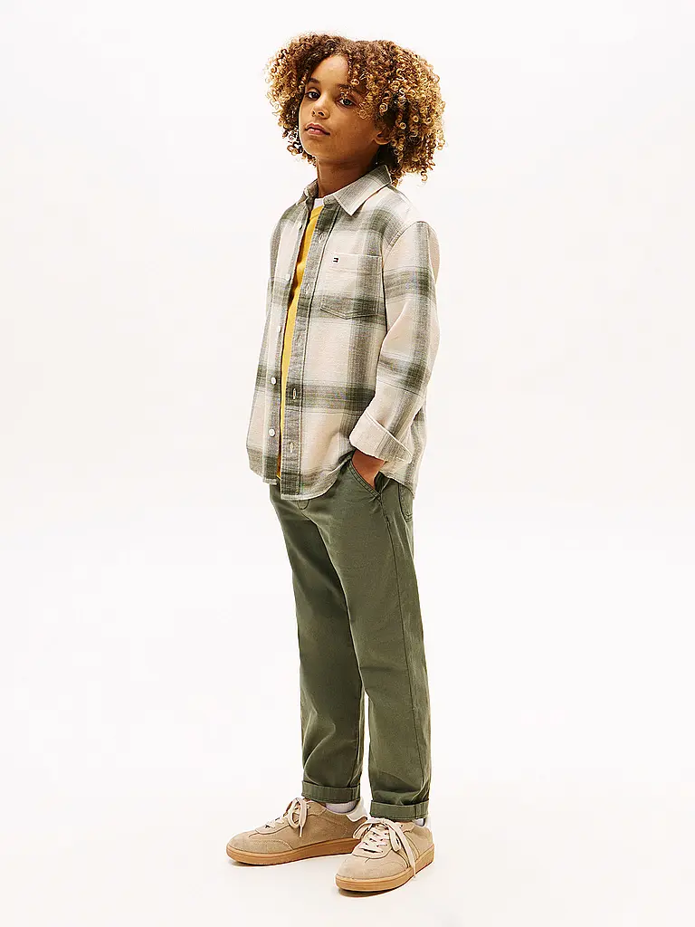 TOMMY HILFIGER | Camicia da ragazzo | Crema