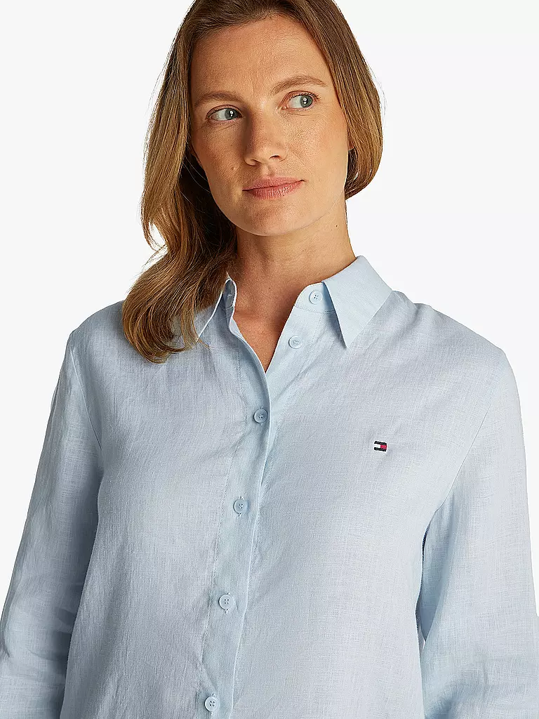 TOMMY HILFIGER | Camicia di lino | Blu chiaro