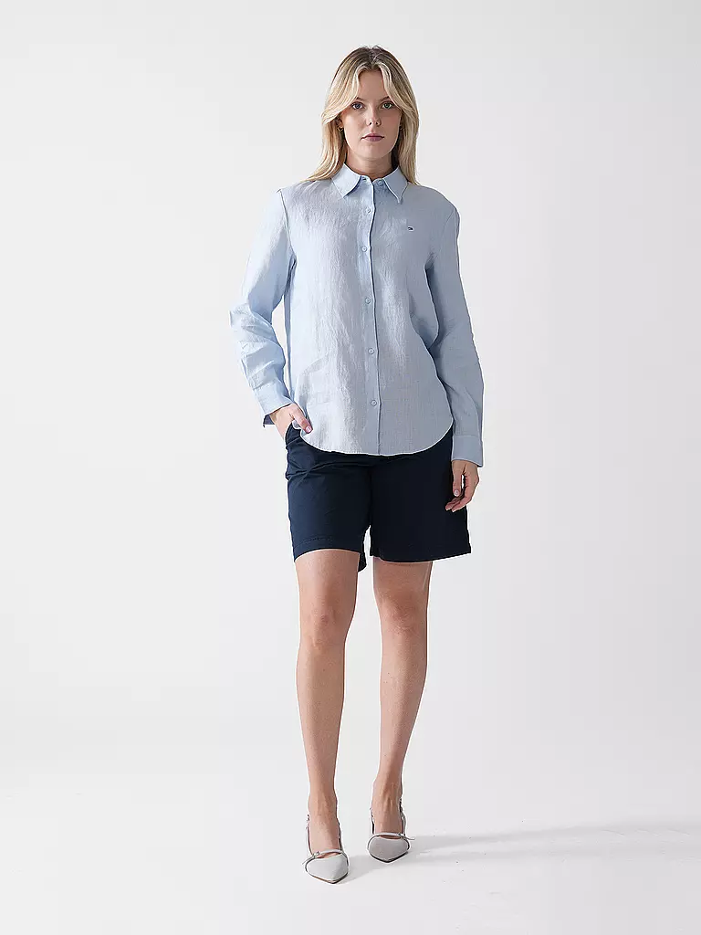 TOMMY HILFIGER | Camicia di lino | Blu chiaro