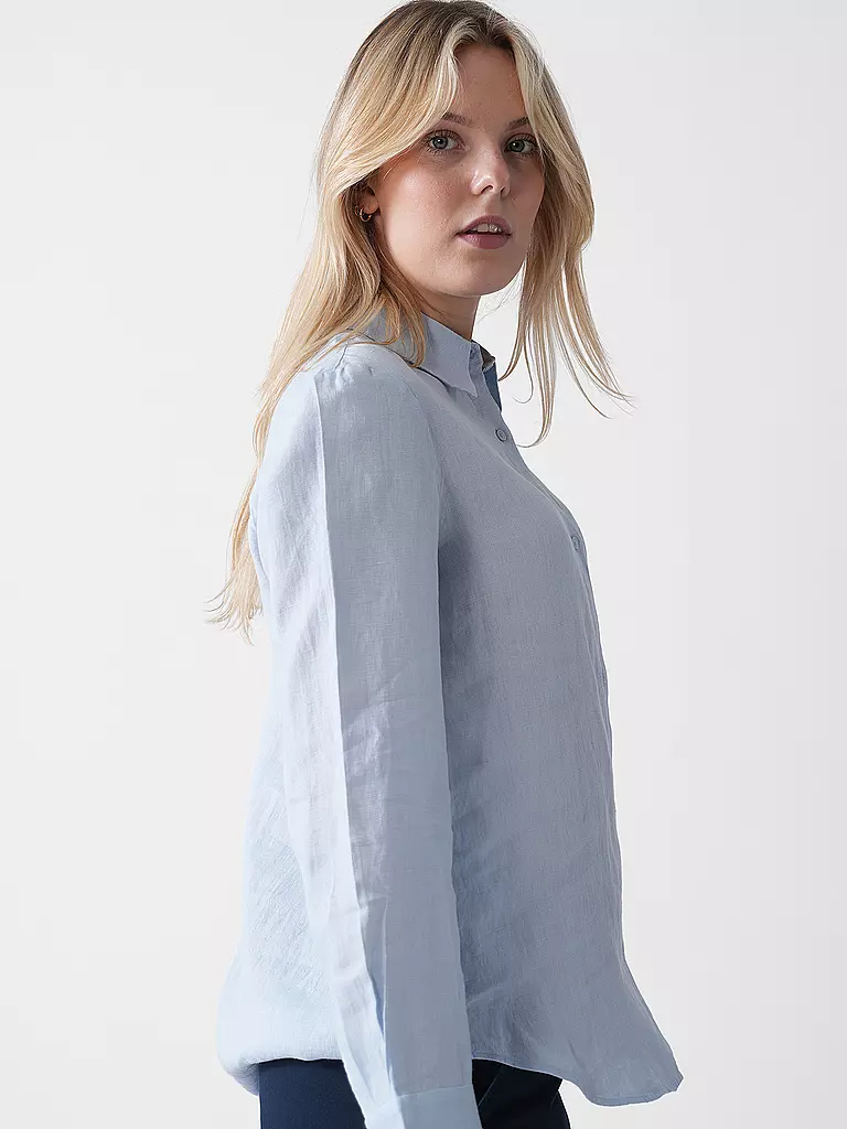 TOMMY HILFIGER | Camicia di lino | Blu chiaro