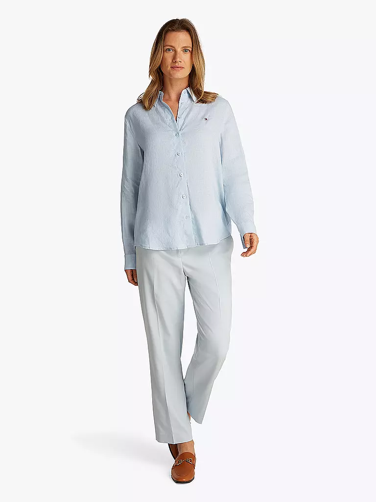 TOMMY HILFIGER | Camicia di lino | Blu chiaro