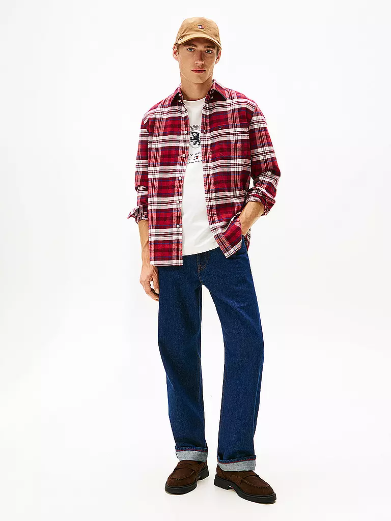 TOMMY HILFIGER | Camicia regular fit | Rosso