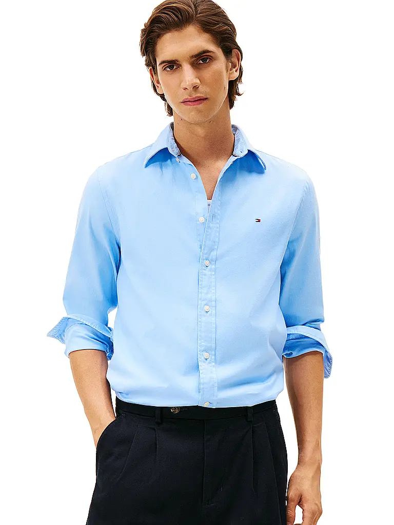 TOMMY HILFIGER | Camicia regular fit | Blu chiaro