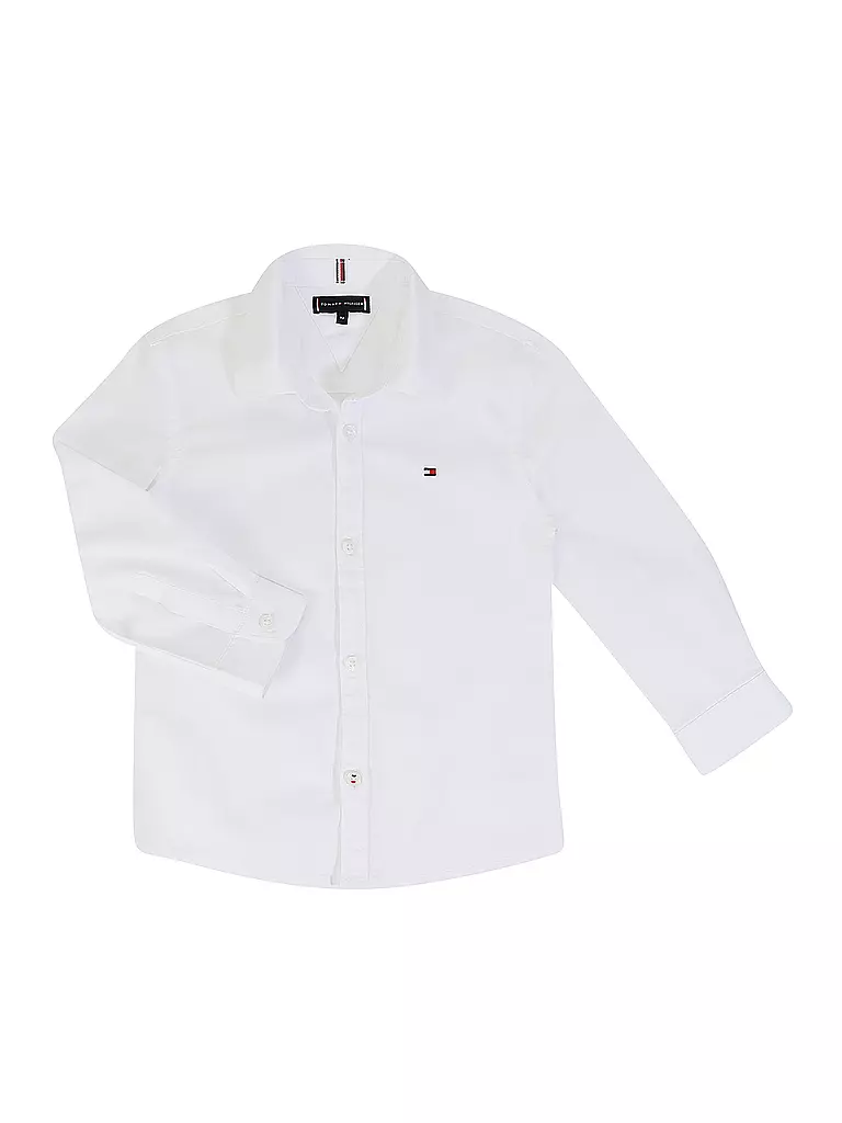 TOMMY HILFIGER | Camicia slim fit da ragazzo | Bianco