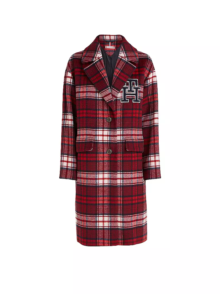 TOMMY HILFIGER | Cappotto di lana | Rosso
