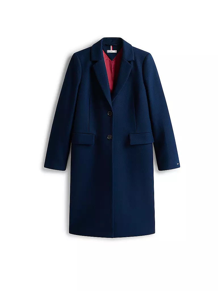 TOMMY HILFIGER | Cappotto di lana | Blu scuro