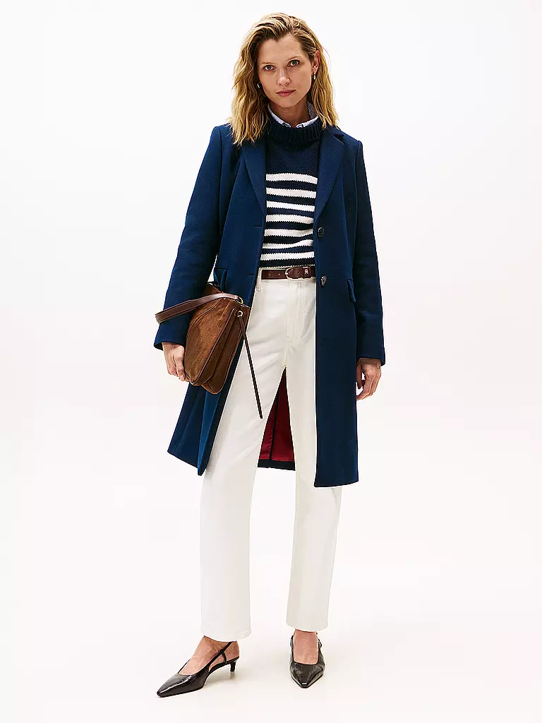 TOMMY HILFIGER | Cappotto di lana | Blu scuro
