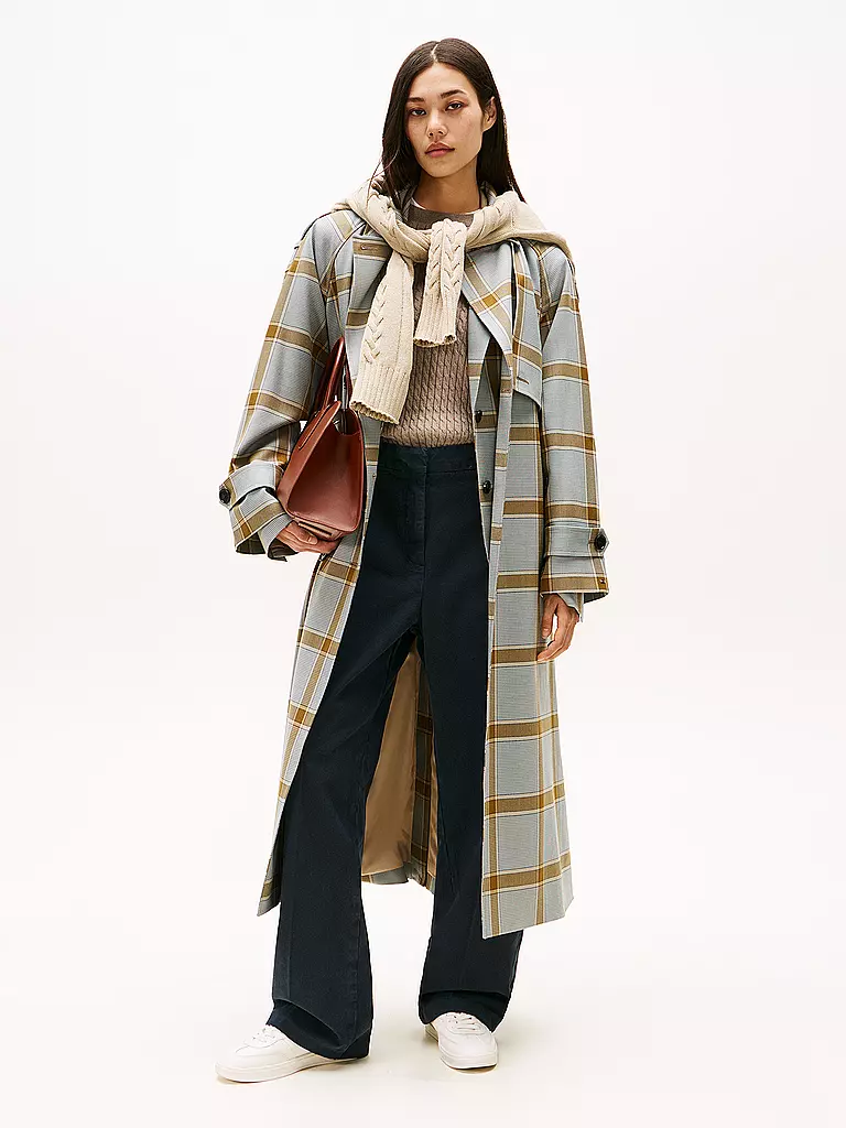 TOMMY HILFIGER | Cappotto di lana | Blu chiaro