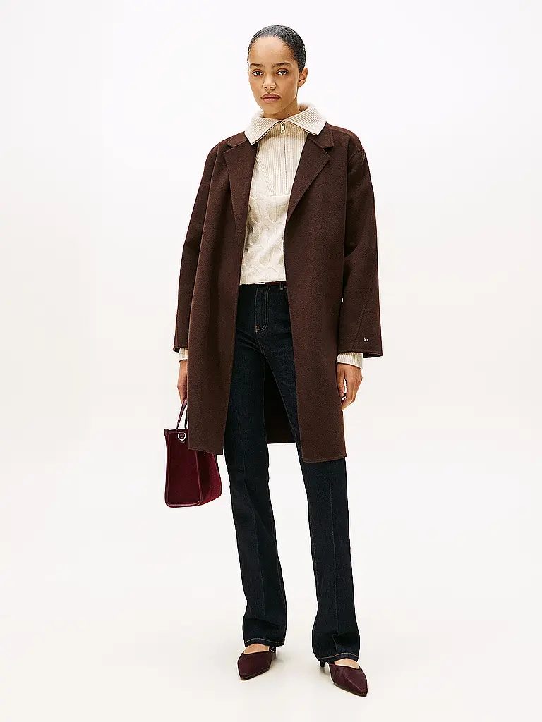 TOMMY HILFIGER | Cappotto di lana | Marrone