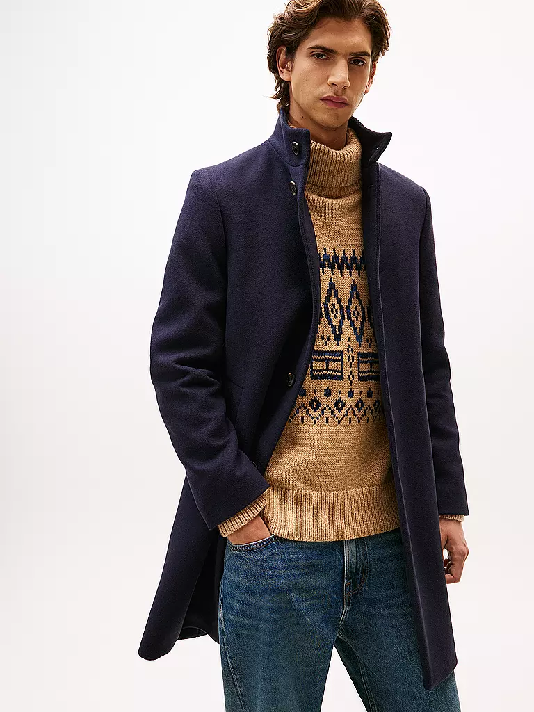 TOMMY HILFIGER | Cappotto di lana | Blu