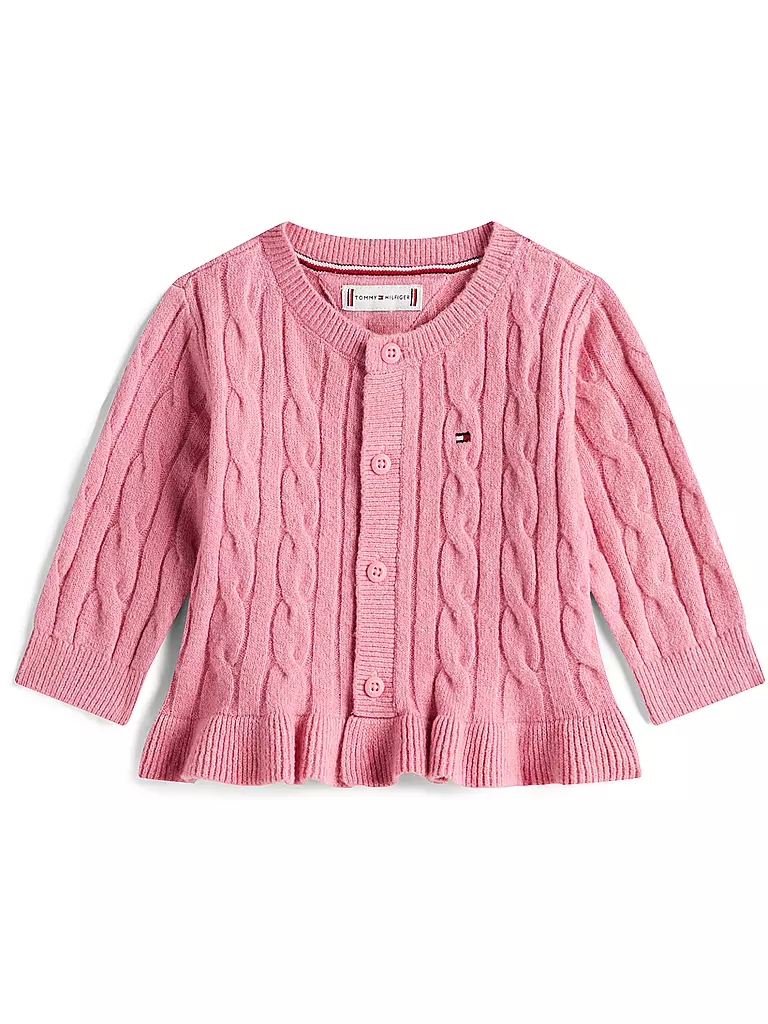 TOMMY HILFIGER | Cardigan da neonata | Fucsia