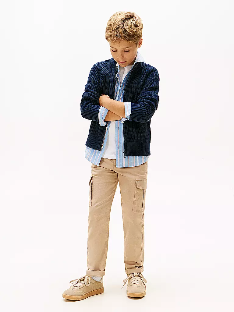 TOMMY HILFIGER | Cardigan da ragazzo | Blu scuro