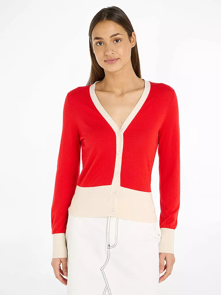 TOMMY HILFIGER | Cardigan | Rosso