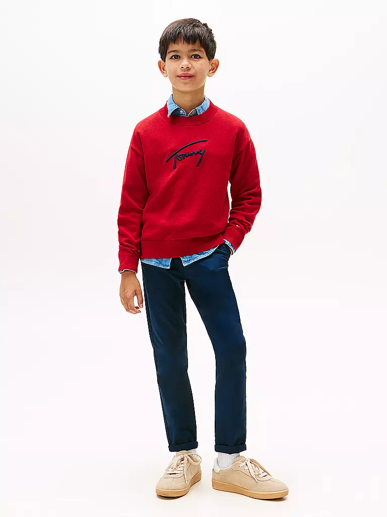 TOMMY HILFIGER | Chino da ragazzo 1985 | Blu scuro