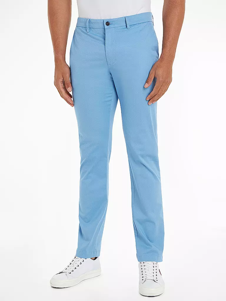 TOMMY HILFIGER | Chino Straight Fit DENTON | Blu chiaro