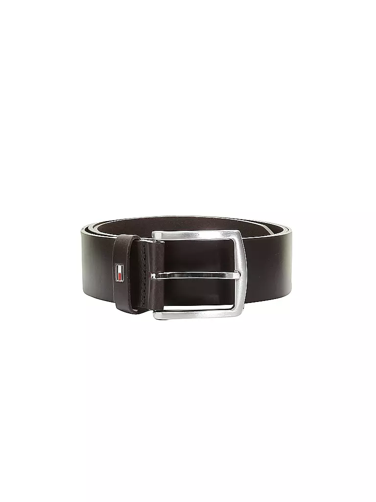 TOMMY HILFIGER | Cintura in pelle "New Denton" | Marrone