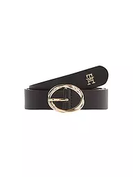 TOMMY HILFIGER | Cintura in pelle TH CHIC | Nero