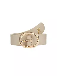 TOMMY HILFIGER | Cintura in pelle TH CHIC | Crema
