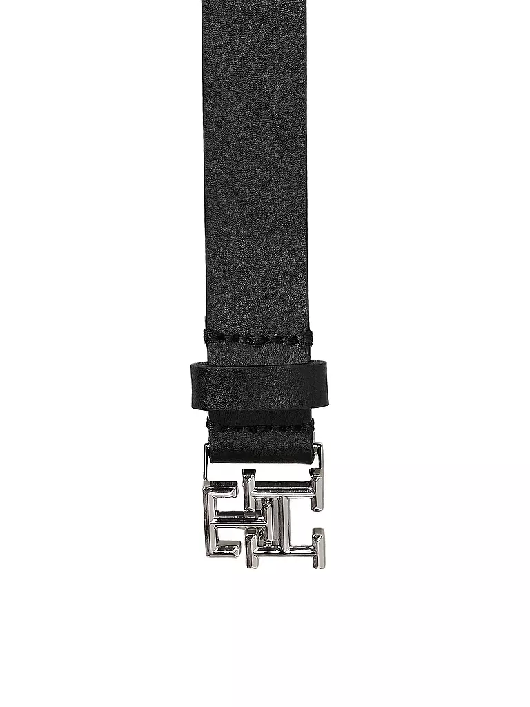 TOMMY HILFIGER | Cintura in pelle | Nero