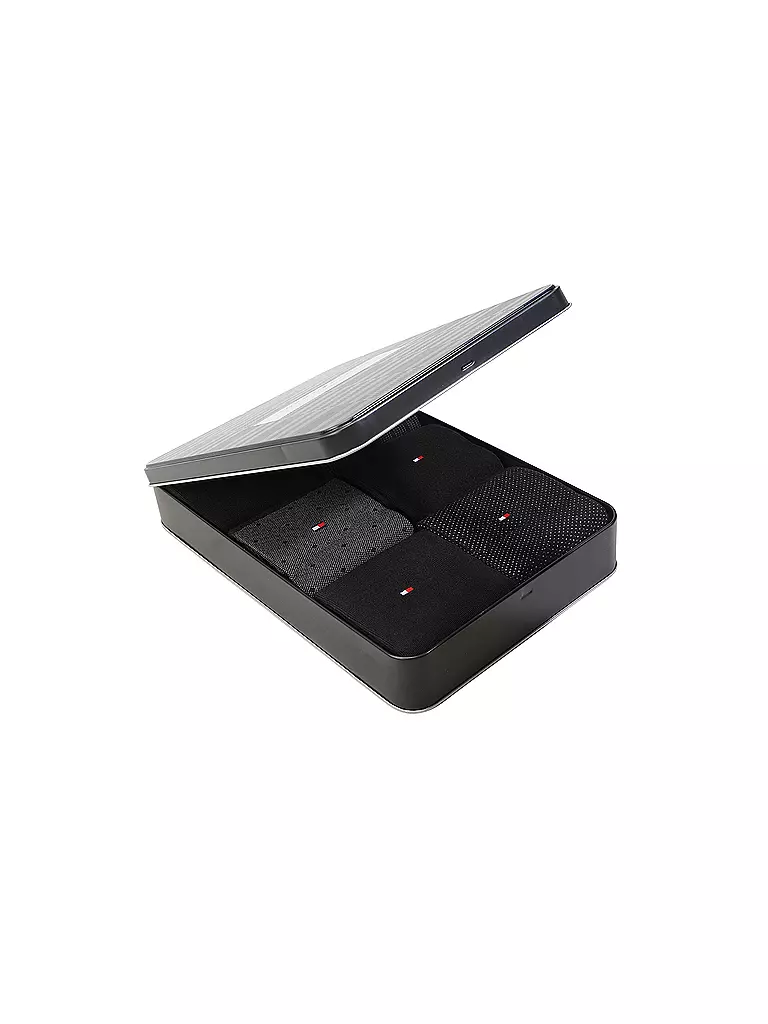 TOMMY HILFIGER | Confezione regalo di calze, confezione da 6, nero | Nero