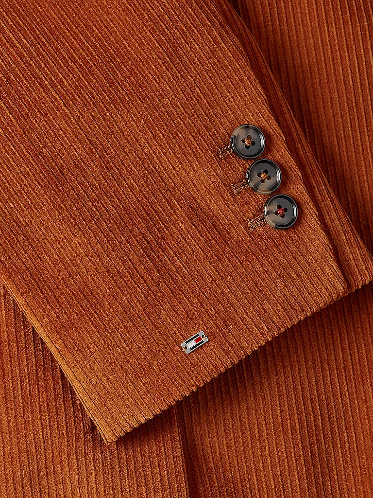 TOMMY HILFIGER | Cord Blazer Relaxed Fit | Arancione