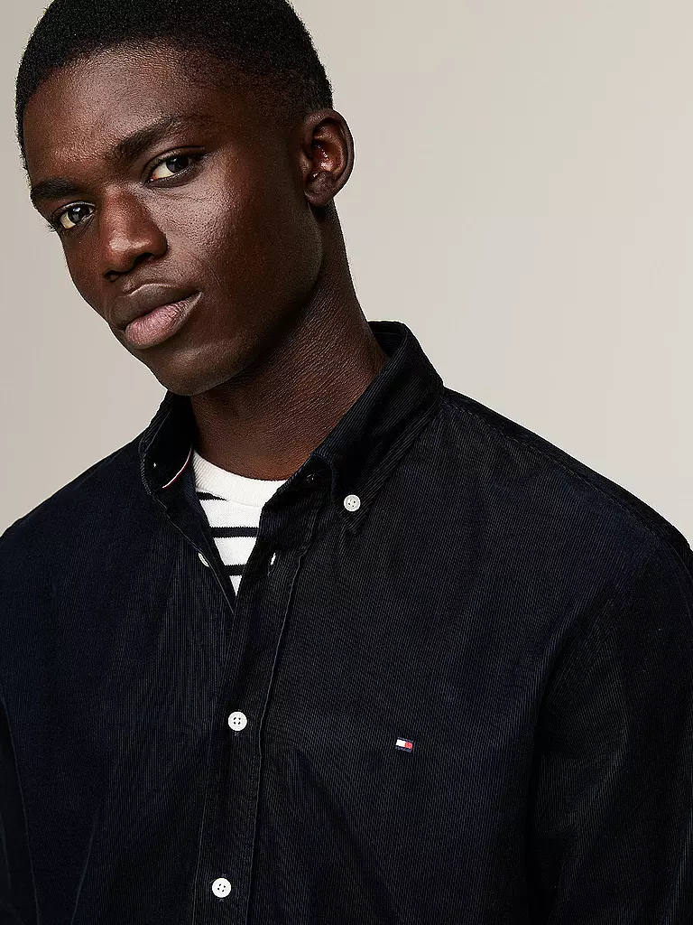 TOMMY HILFIGER | Cordhemd  | Blu