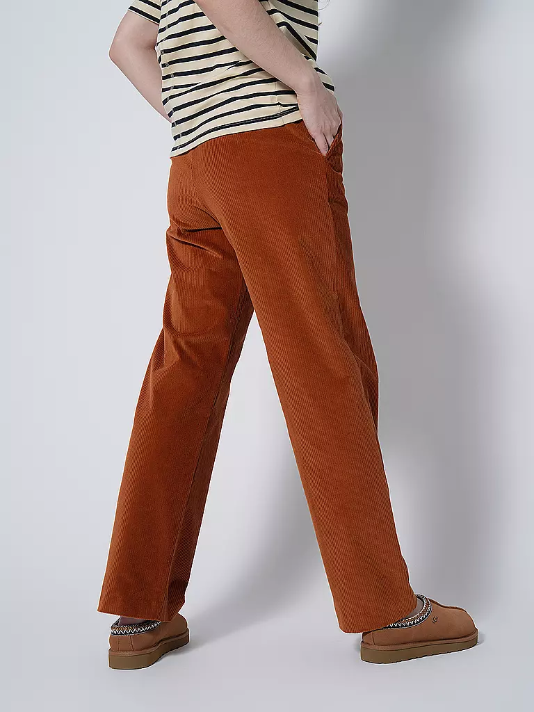 TOMMY HILFIGER | Cordhose Relaxed Straight Fit | Arancione