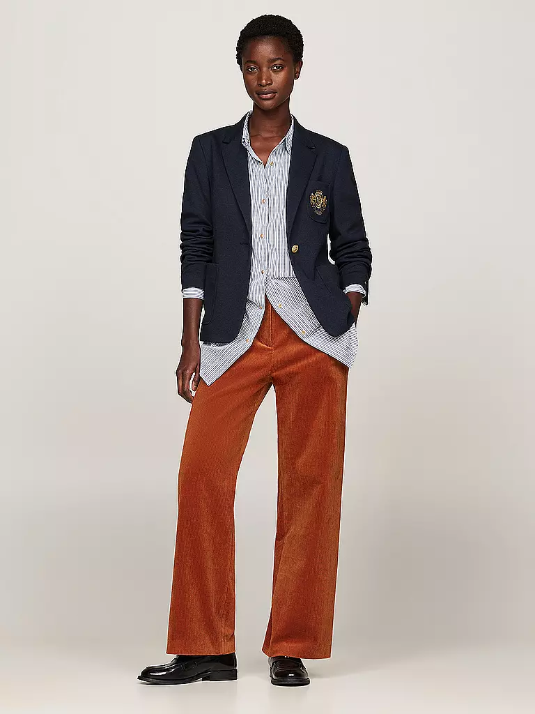 TOMMY HILFIGER | Cordhose Relaxed Straight Fit | Arancione