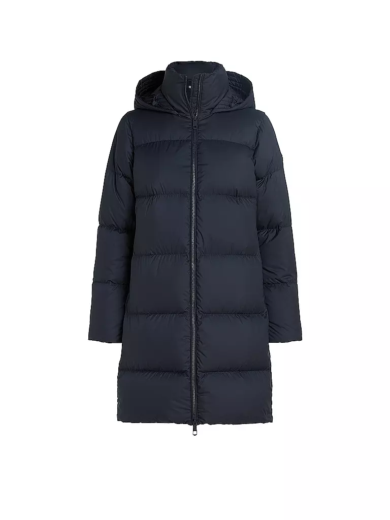 TOMMY HILFIGER | Daunensteppmantel | Blu scuro