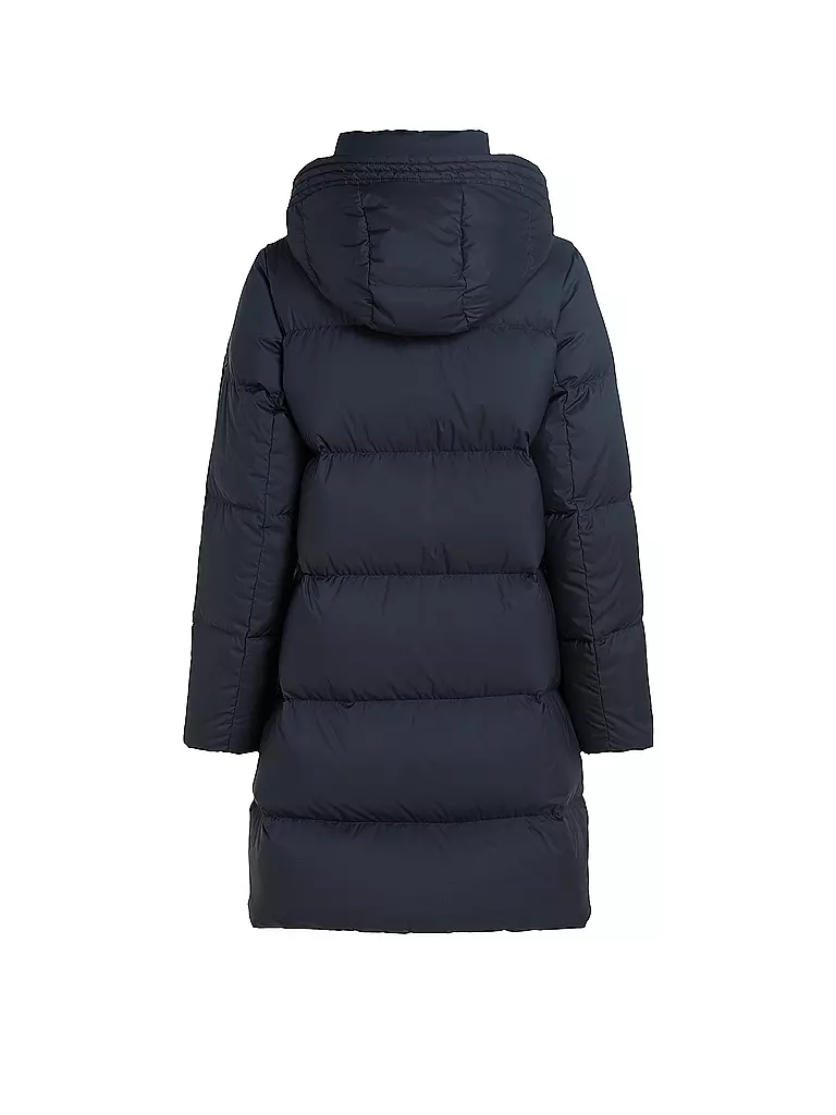 TOMMY HILFIGER | Daunensteppmantel | Blu scuro