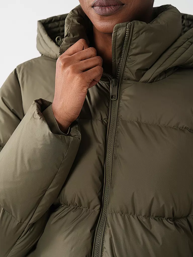 TOMMY HILFIGER | Daunensteppmantel | Oliva