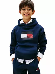 TOMMY HILFIGER | Felpa con cappuccio - Hoodie da ragazzo | Blu scuro
