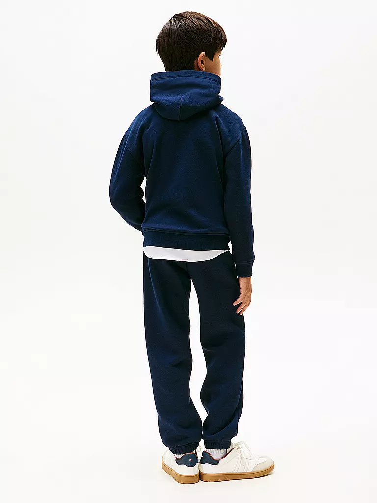 TOMMY HILFIGER | Felpa con cappuccio - Hoodie da ragazzo | Blu scuro